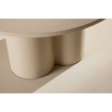 Olivia Soffbord Beige, ⌀80