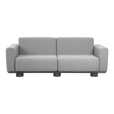 Bolster 2,5-sits Soffa 209x94 cm Antracit/Teddy Grey