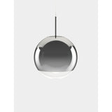 Mirror Ball Pendellampa Silver, 40 cm