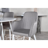 Plaza, Comfort Rund matgrupp Grå,Vit, Vit, ⌀100