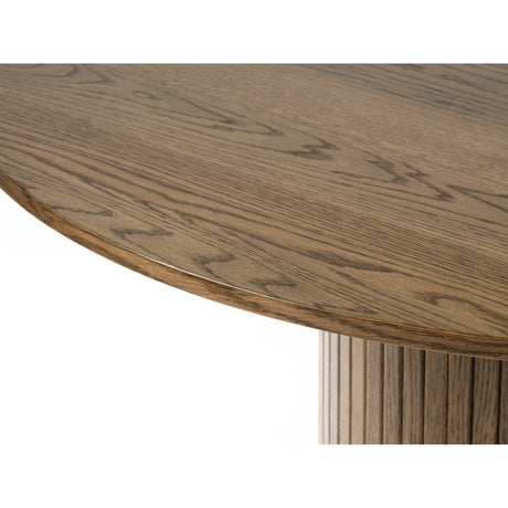 Accento Ø120 cm Matbord Rökt
