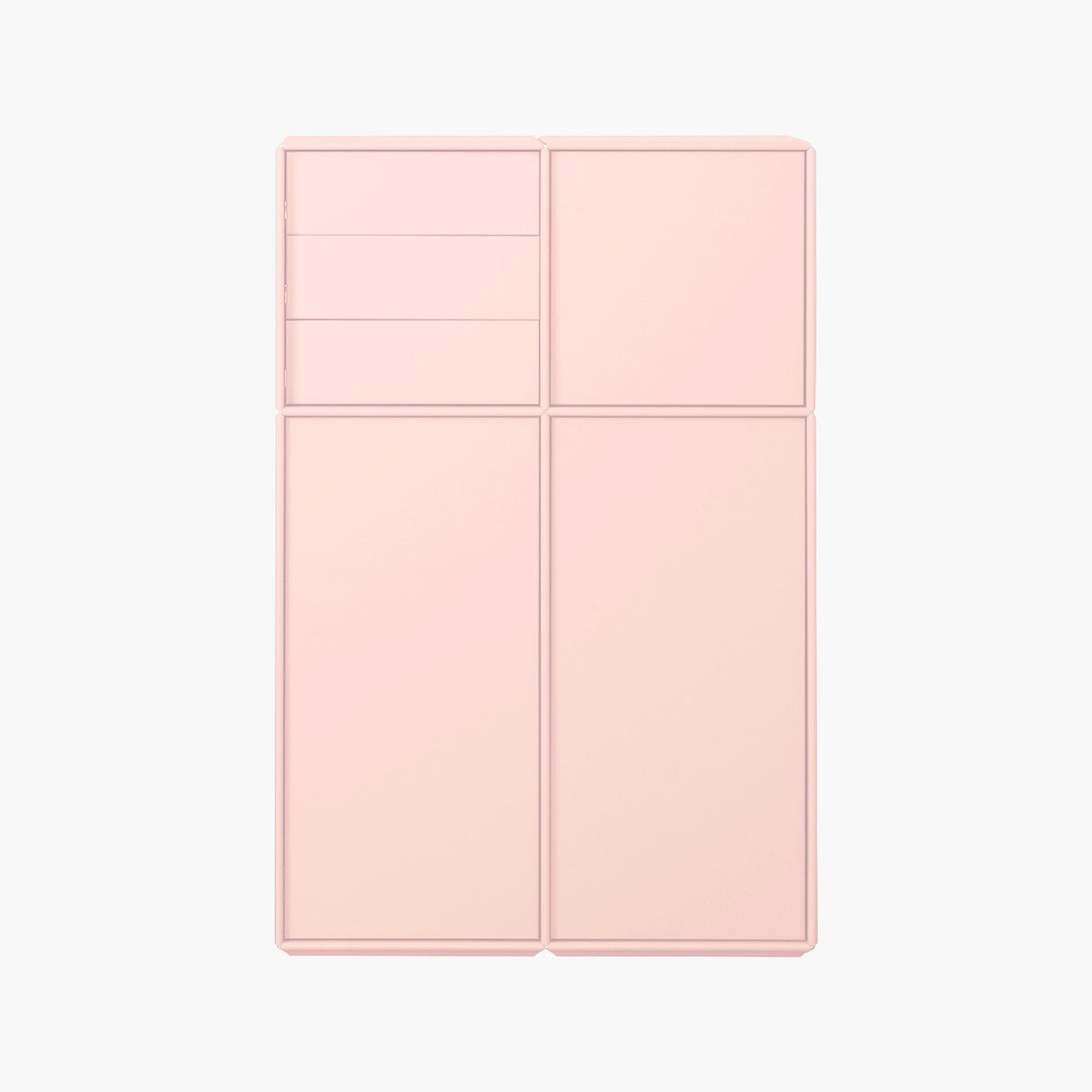 Chicago Quadrant-skåp Rosa