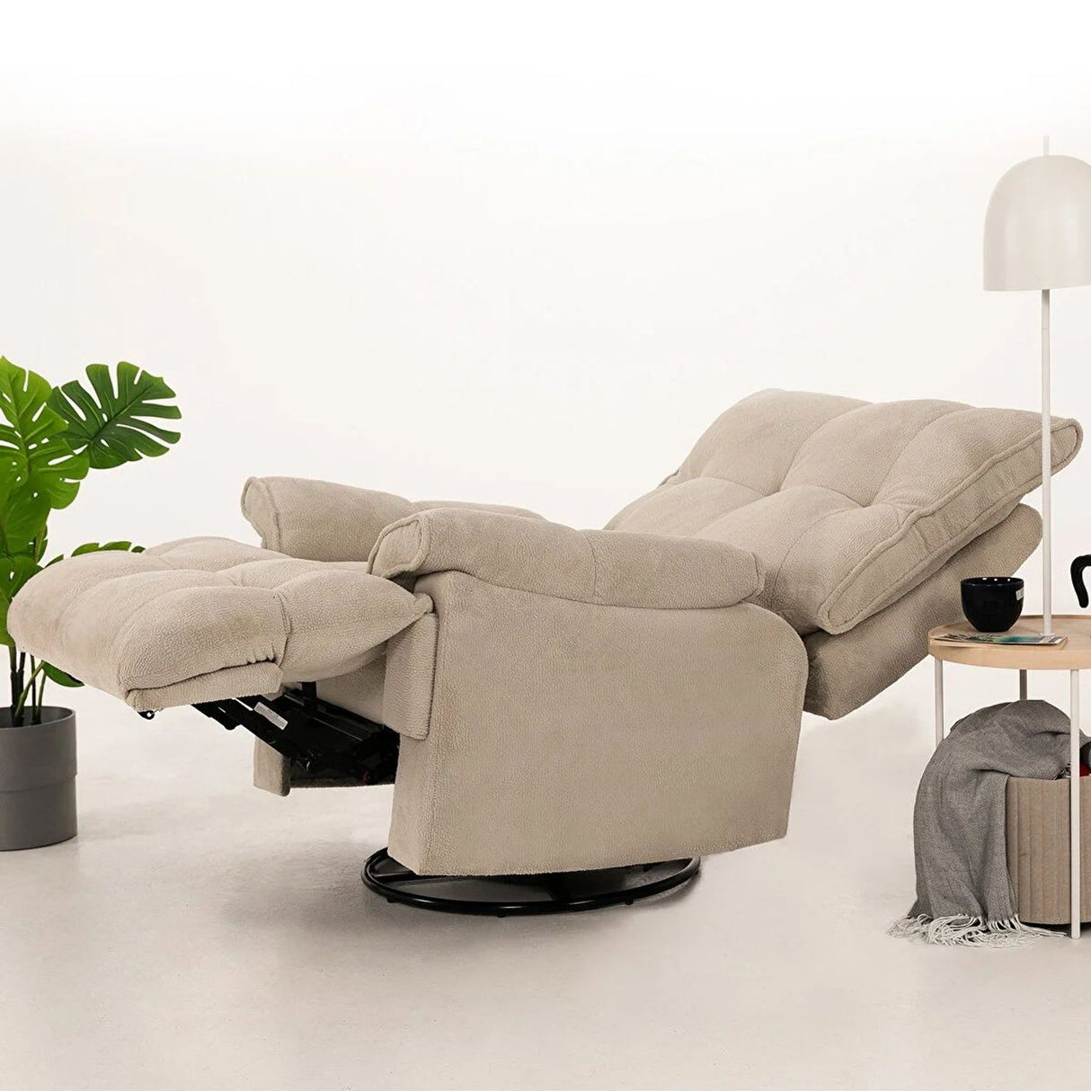 Mandy Electrisk Reclinerfåtölj Kräm