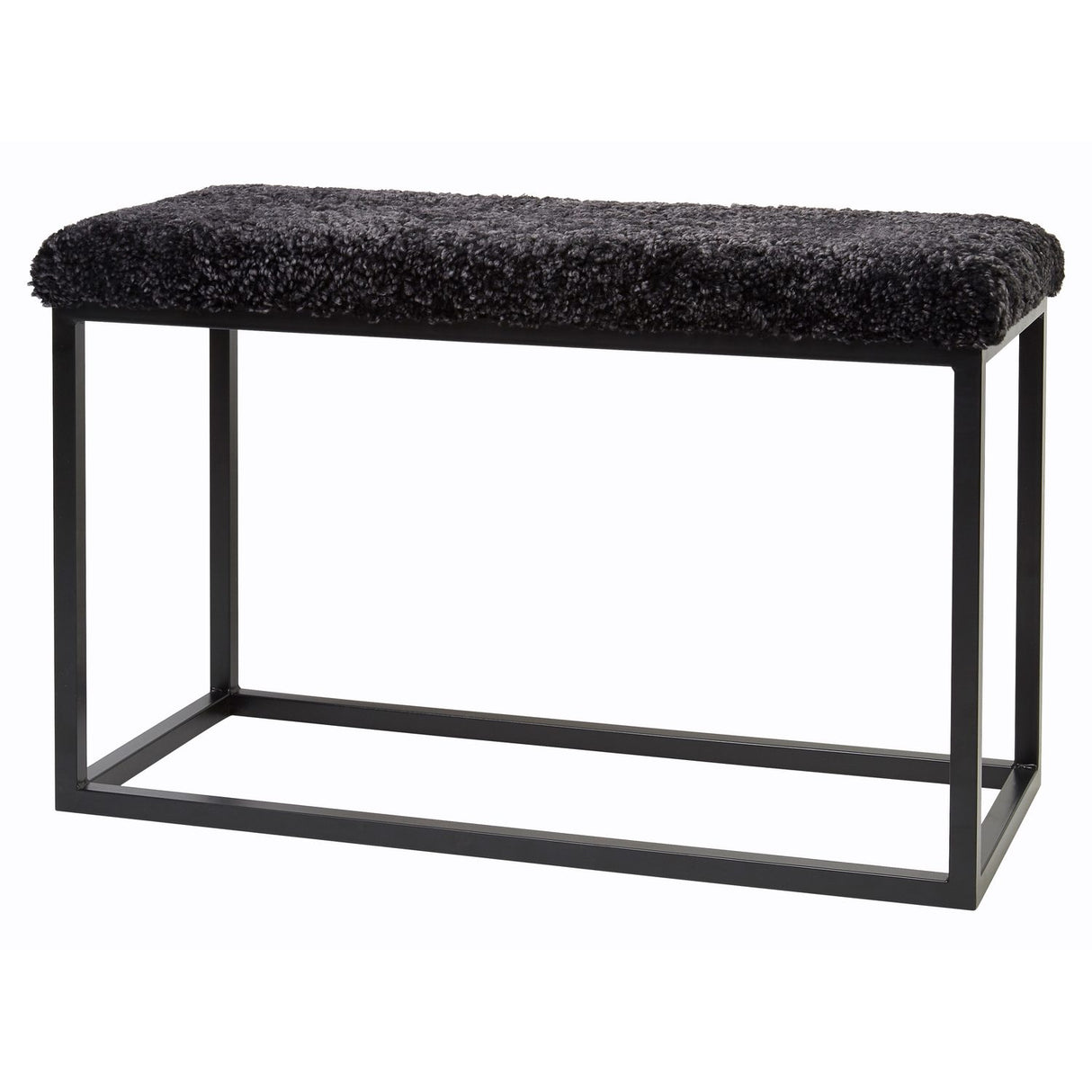 Palle L Bänk Dark Grey/Black