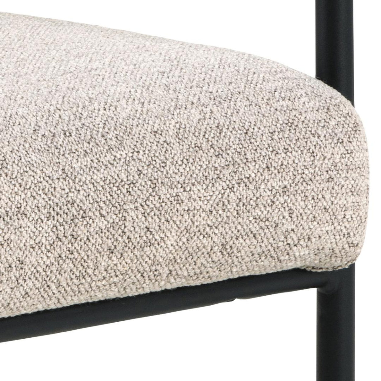 Adele Matstol med Armstöd Monza tyg Beige