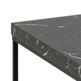 Barossa Soffbord 45x110x55 cm Svart Marquina