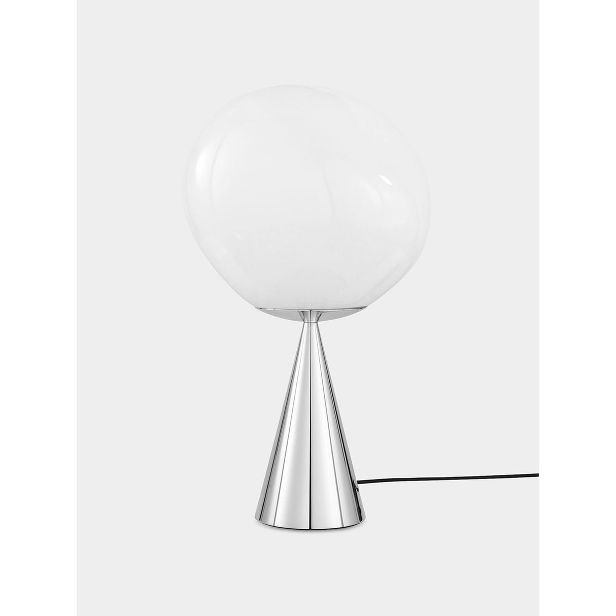 Melt Cone Fat Bordslampa Opalescent/Silver