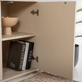 Asprilla Konsolbord Mink / Travertin