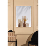 Träblock Poster Beige, 50 x 70 cm