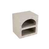 Graz (50 x 40 cm) Nattduksbord Travertinmarmor sandsten