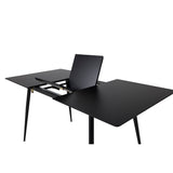 Silar Rektangulärt matbord Black, 120 x 80