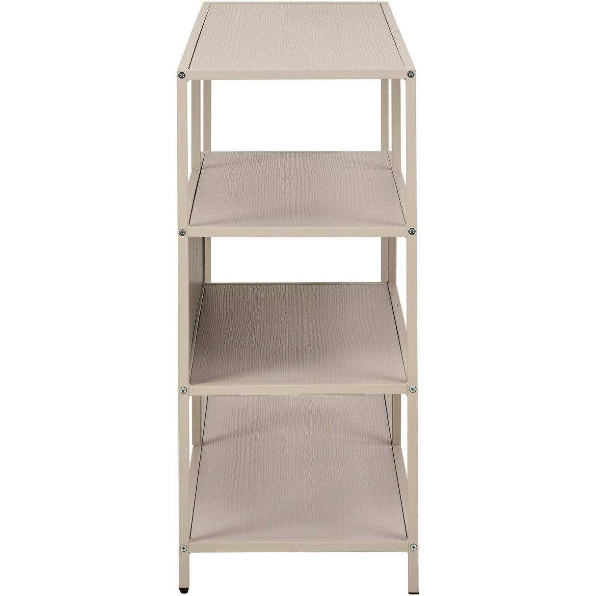 Seaford Bokhylla med vändbar bakpanel 78x114x35 cm Varm Grå