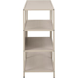 Seaford Bokhylla med vändbar bakpanel 78x114x35 cm Varm Grå