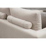 Ghent med sidobord (320 x 102 x 84 cm) Beige 4-sits soffa