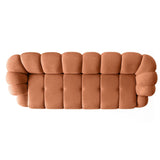 Octavio (268 x 70 x 80 cm) 4-sits soffa Kakelröd
