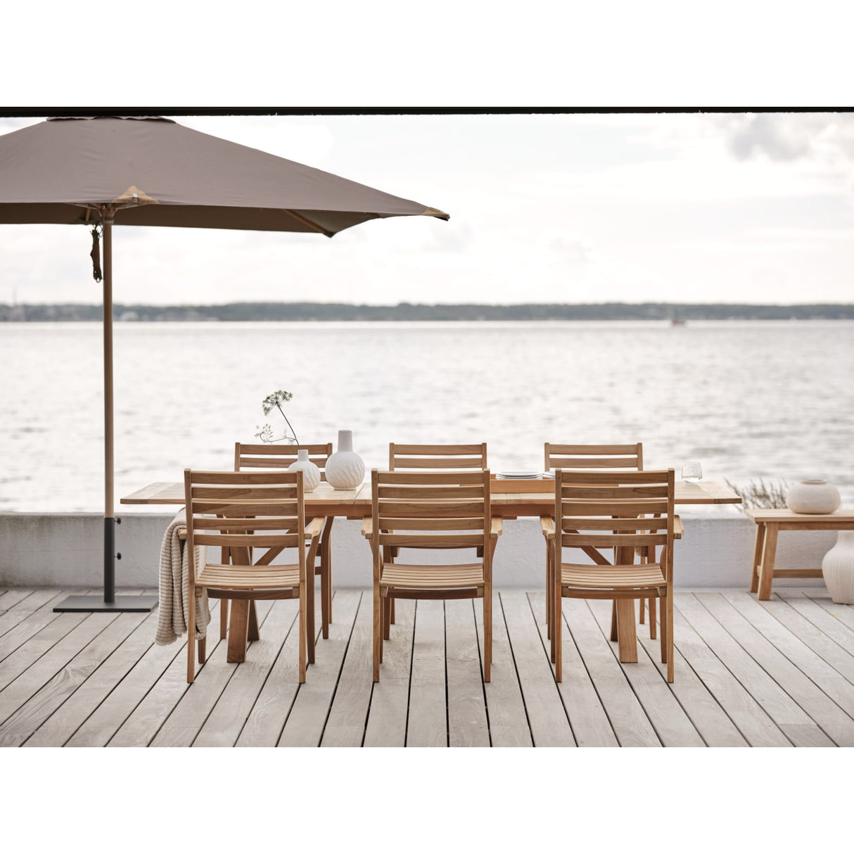 Como Parasoll 3x3m Natur/Taupe