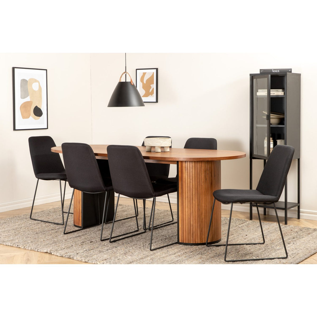 Bianca, Muce Oval matgrupp 200x90x75