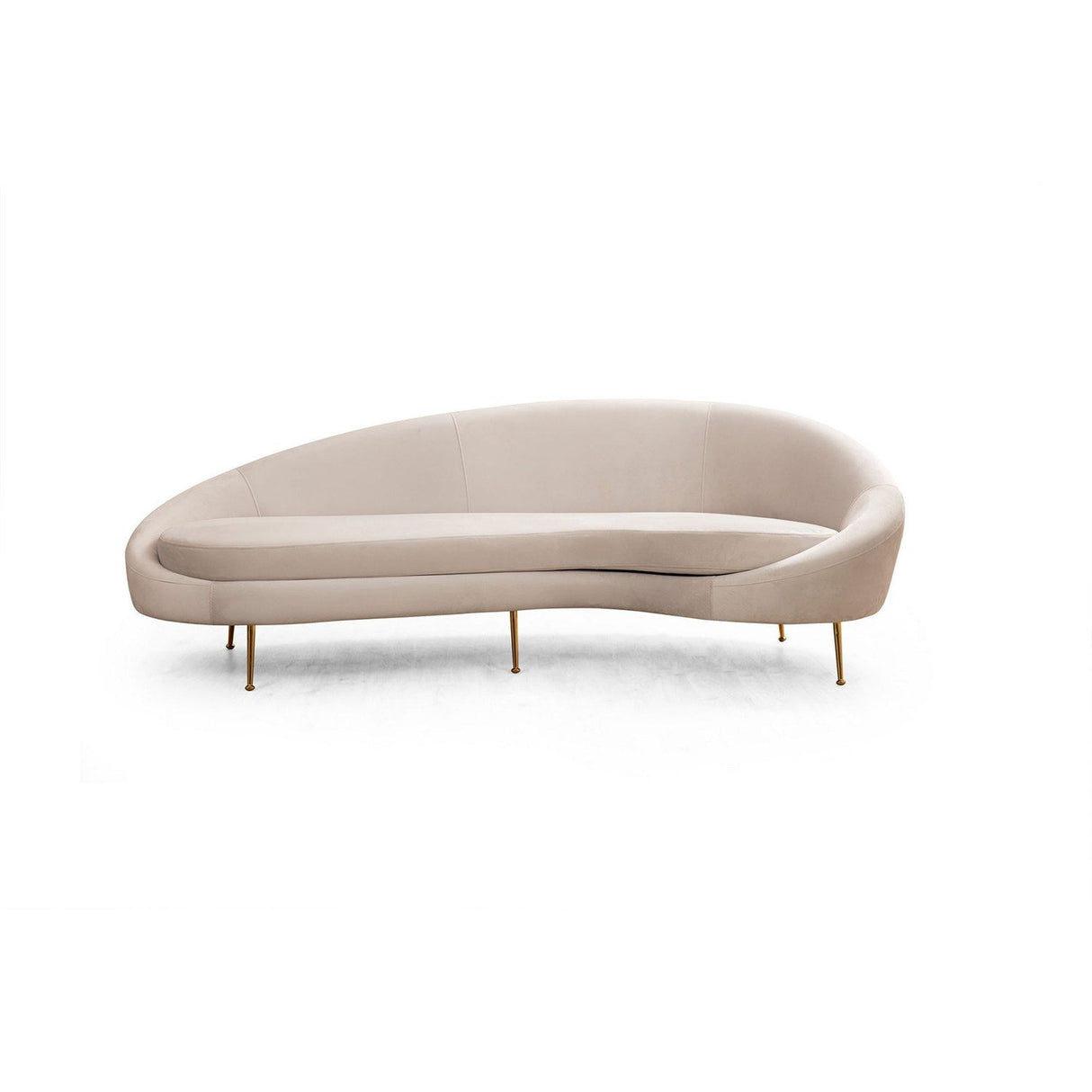 Oslo (255 x 120 x 85 cm) 3-sitssoffa Beige, Höger