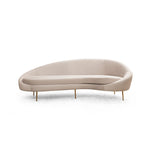 Oslo (255 x 120 x 85 cm) 3-sitssoffa Beige, Höger