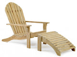 Opal Däckstol Vitblästrad Teak