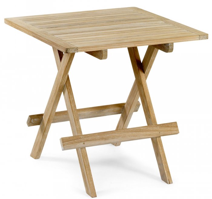 Opal Bord Vitblästrad Teak