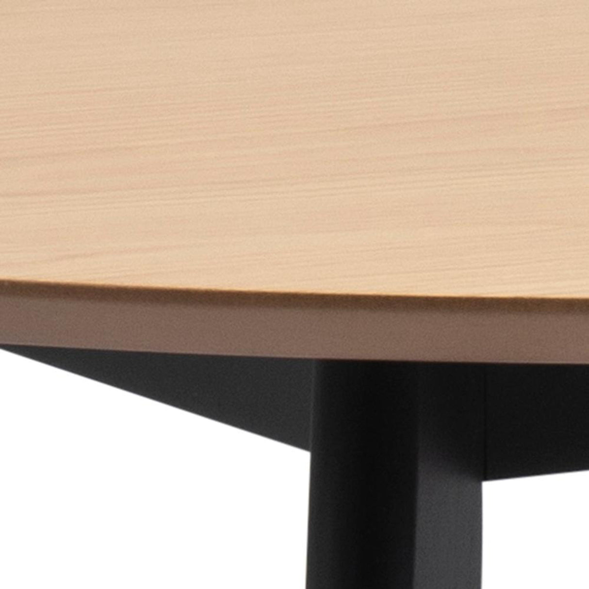 Roxby Matbord 76x105x105 cm Ek/Svart