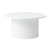 Accento Ø90 cm Soffbord Vit