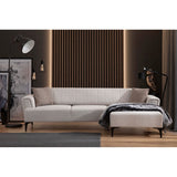 Maputo (270-140 x 95 x 77 cm) Hörnsoffbädd Ecru, Höger
