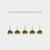 Mirror Ball Linear Pendelsystem LED Gold