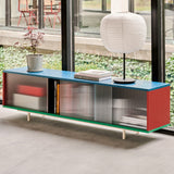 Colour Cabinet med glasdörrar 180 × 39 × 51 cm Skåp