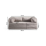 Tropea 2-sits bäddsoffa Beige