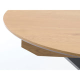 Classico Matbord Ø120-160 cm, Naturlig ek
