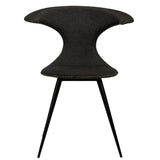 Flair Stol Raven Black, Round Black