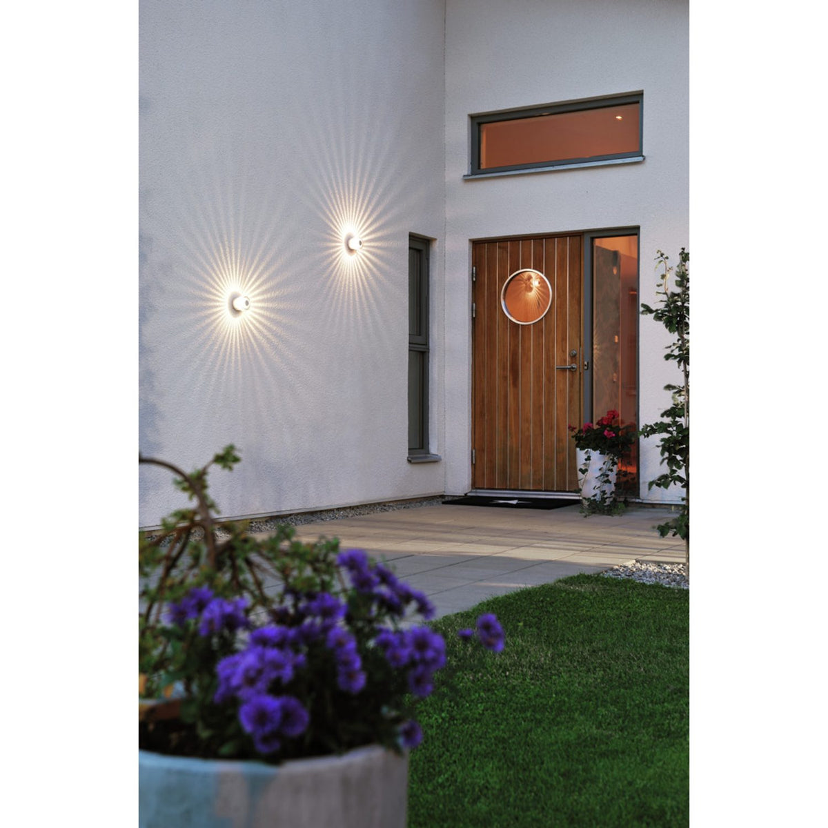 Monza HP-LED 3W Vägglampa Ute Anodiserad