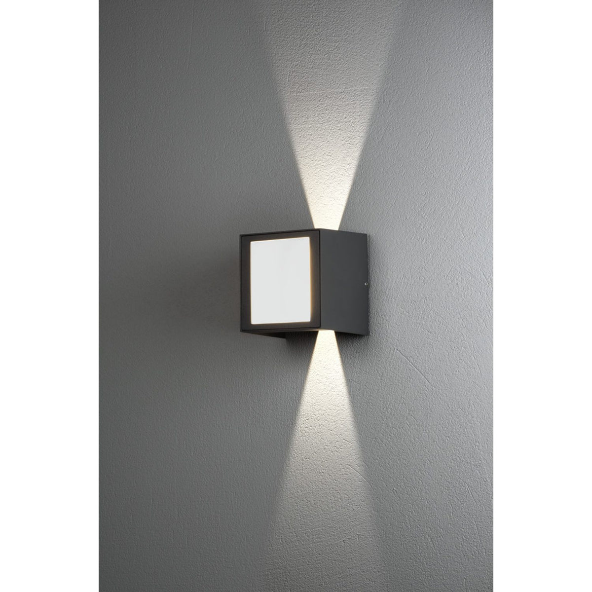 Cremona HP-LED 3x3W Mörkgrå 14 cm Vägglampa Ute