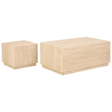 Dijon Soffbord 42x100x60 cm Travertin