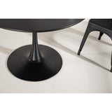Glade Runt matbord Svart, MDF, ⌀100