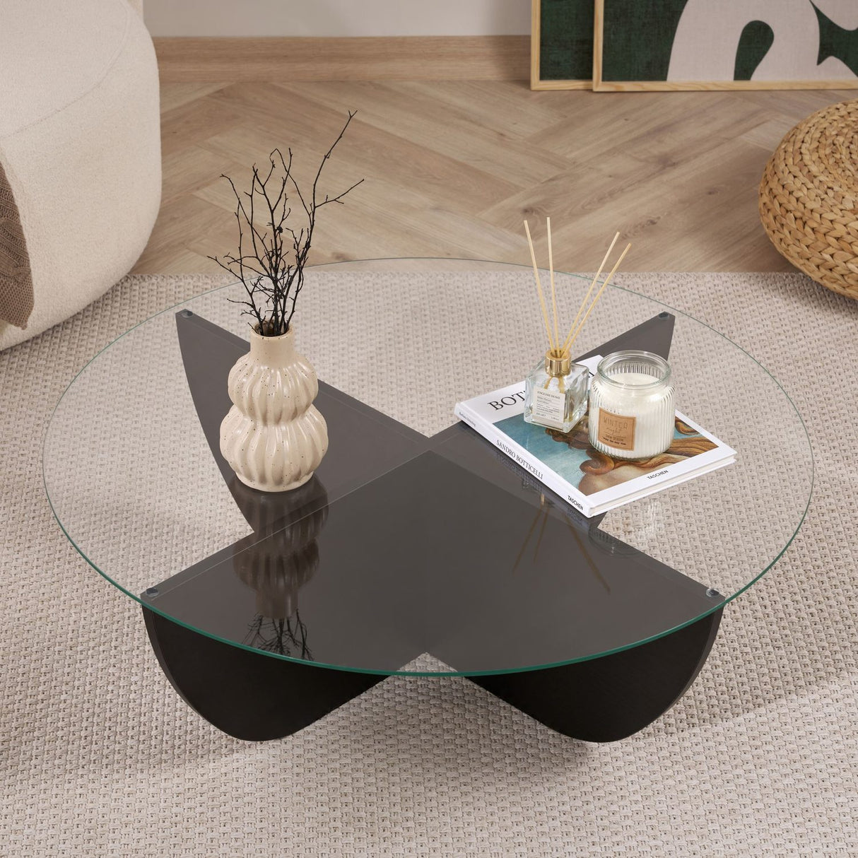 Marcelo Soffbord Wood Black