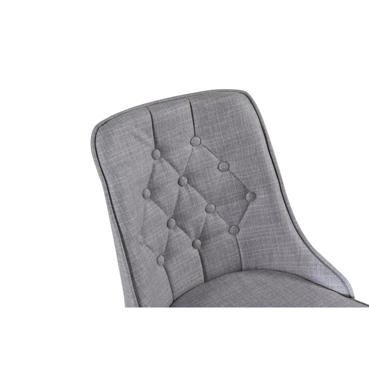 Velvet Deluxe Matstol Svart,Ljusgrå, Polyester, 66 x 89 x 50
