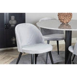 Razzia, Velvet Rund matgrupp Svart