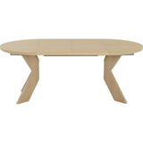 Alver Matbord Vitpigmenterad, Med 2 tillägg, 105 cm
