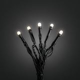 LED Frostad topp svart kabel Ljusslinga Ute 40 Lampor (6.24m), Varmvit
