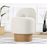 Luanda Puf (Ø47 x H66 cm) Puff Creme