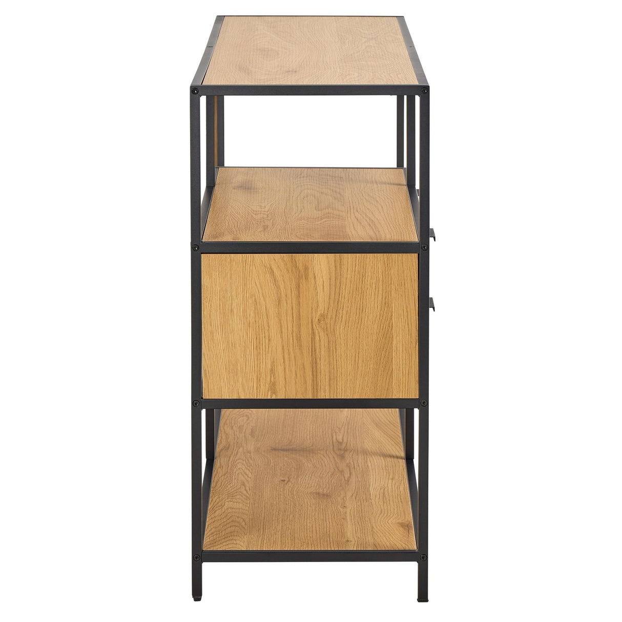 Notting Hill Bokhylla med 2 Lådor 78x114x35 cm Ek