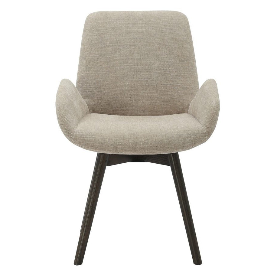 Camden Matstol med Snurr beige/brun ek