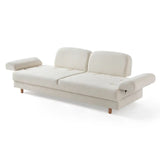 Tupelo 3-sits bäddsoffa Vit