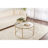 Senata Soffbord Guld transparent