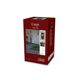 Carpi E27 Vägglampa Ute Svart/Klar, Liten (12.5 cm)