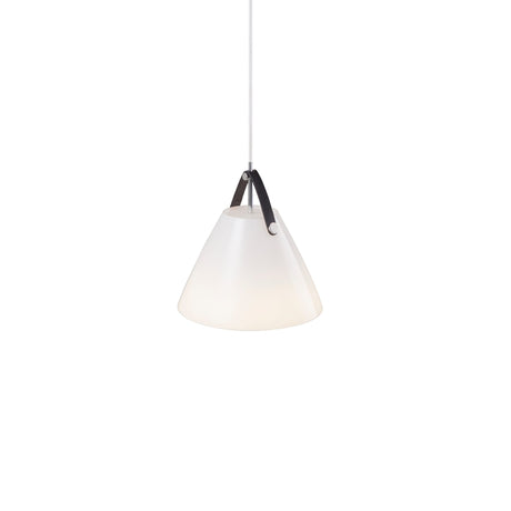 Strap Taklampa 27 cm, Opal vit