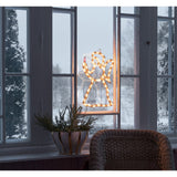Fönstersiluett ängel LED Ljusdekoration Inne